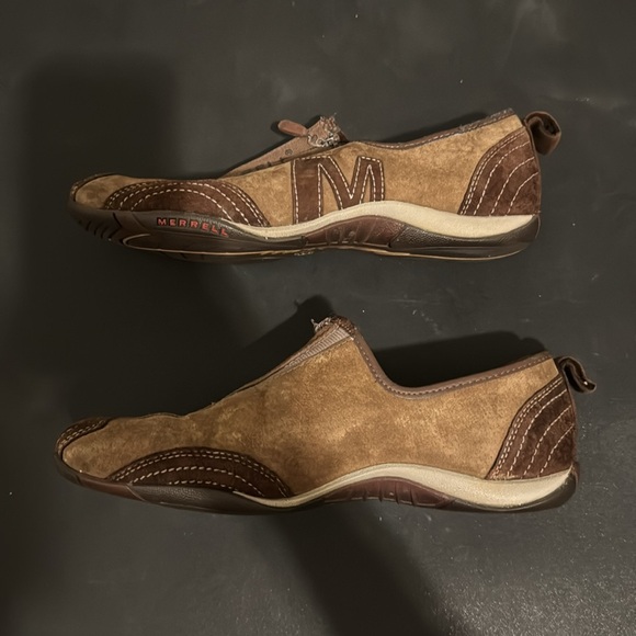 Merrell Barrado Leather Shoes Mocha Size 6.5 - Picture 7 of 7